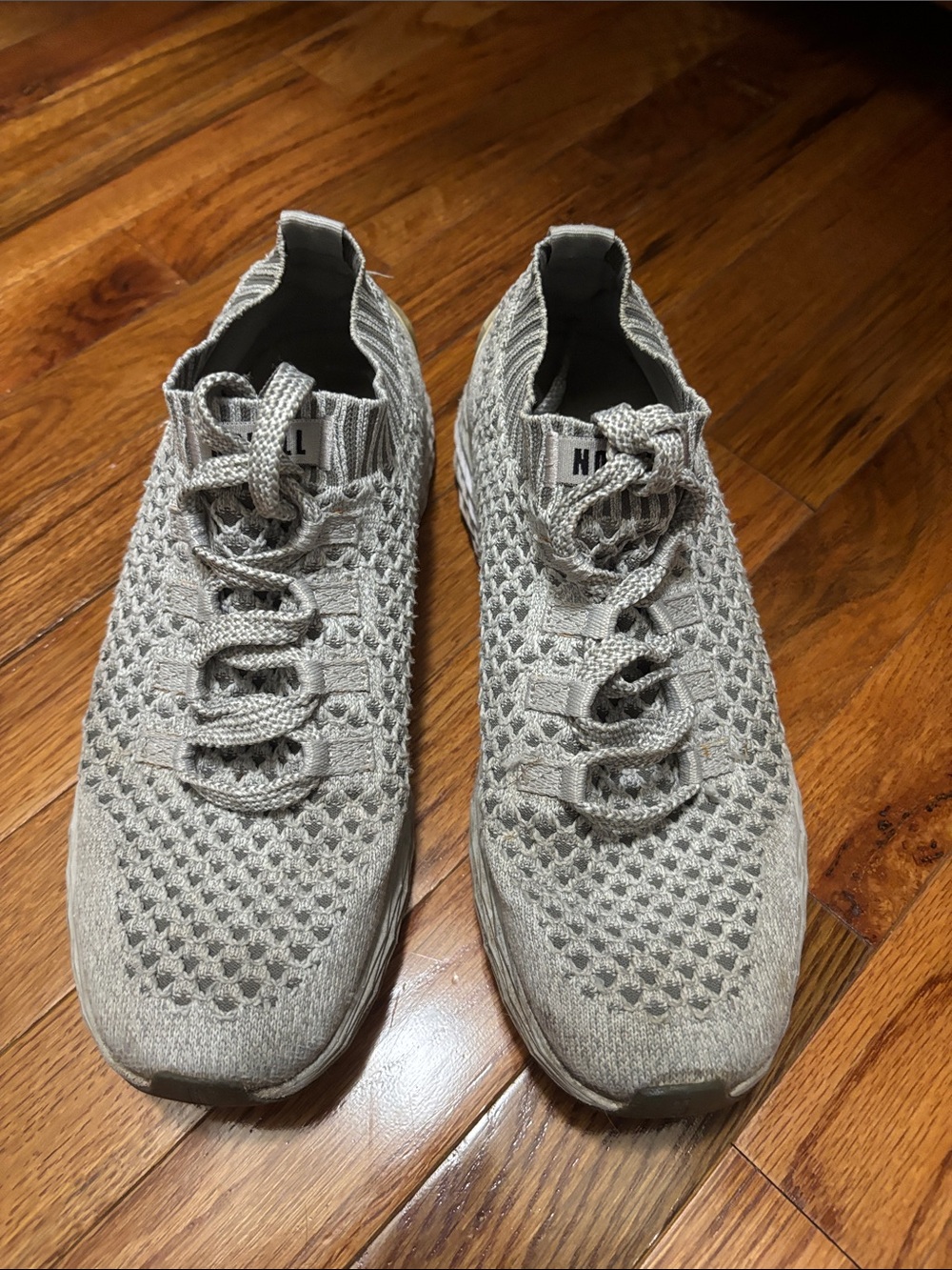 NOBULL Knit Athletic Sneakers - Taupe/Beige size 8.5 men/10 women